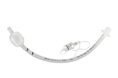 Cuffed Endotracheal Tube Flexicare VentiSeal Curved 8.0 mm Adult Murphy Eye