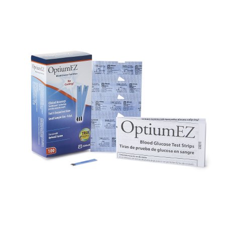 Optium EZ Blood Glucose Test Strips – 100 Strips per Pack