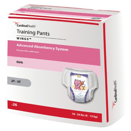 Female Youth Training Pants – Curity Pull-On with Tear-Away Seams, Disposable Heavy Absorbency