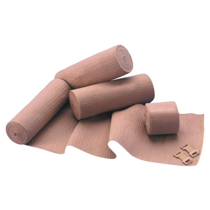 Flex-Master Elastic Compression Bandage 3 Inch x 5-1/2 Yard Tan Clip Closure Standard Compression Non-Sterile