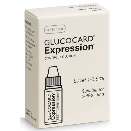 Diabetes Management Test Control Glucocard Expression Blood Glucose Level 1 1 X 2.5 mL