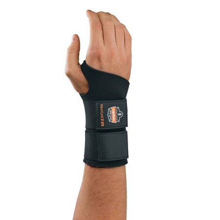 Wrist Support ProFlex 670 Ambidextrous Double Strap Neoprene Left or Right Hand Black