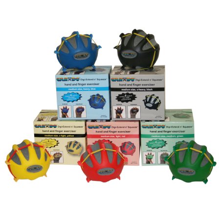 Finger / Hand Exerciser Digi-Extend n’ Squeeze Assorted Colors Varied Resistance