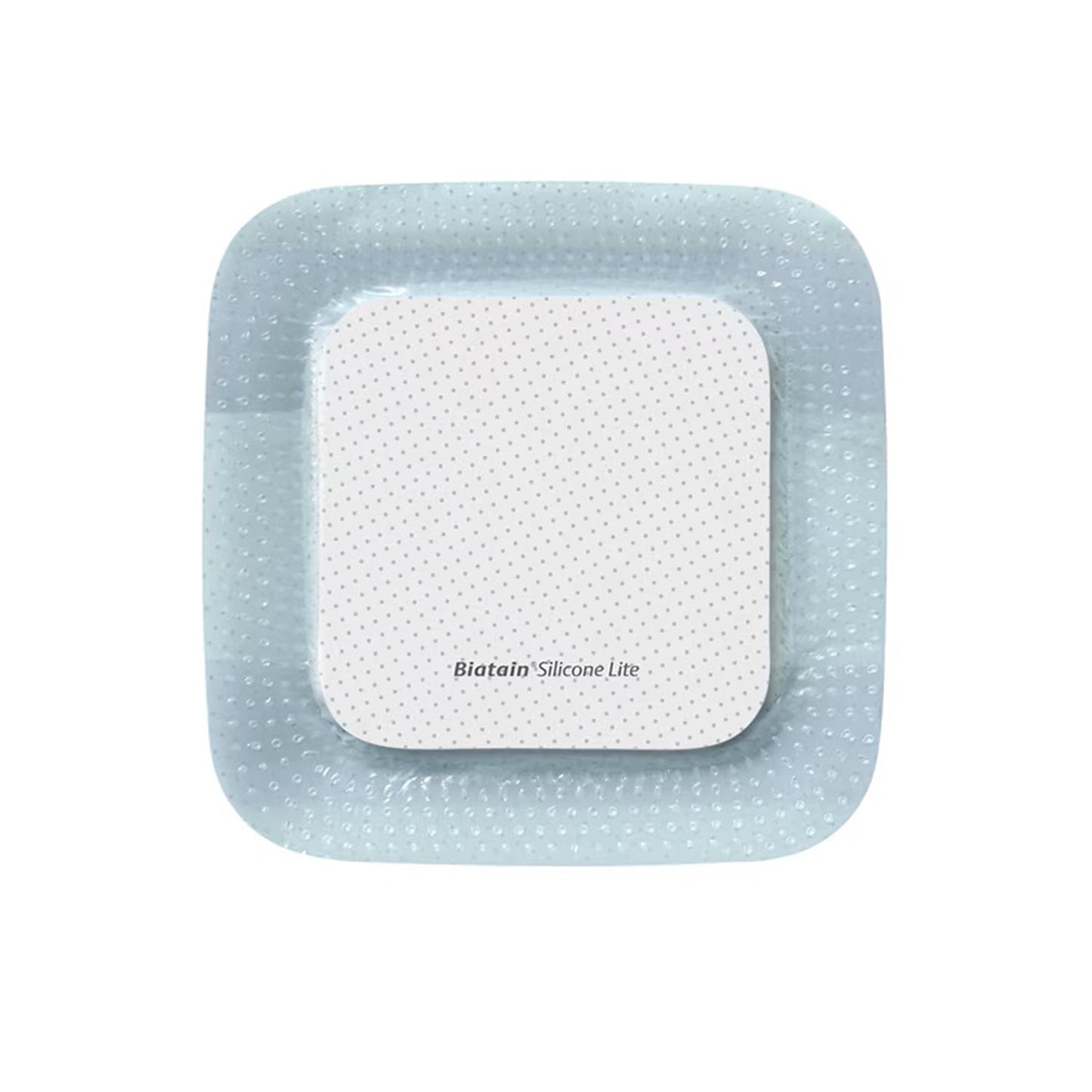 Thin Foam Dressing Biatain® Silicone Lite 3 X 3 Inch With Border Film Backing Silicone Adhesive Square Sterile