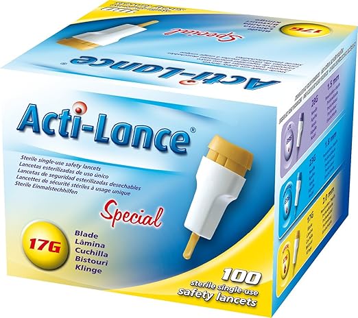 Safety Lancet Self Destructive Mechanism Push Button Activation Finger