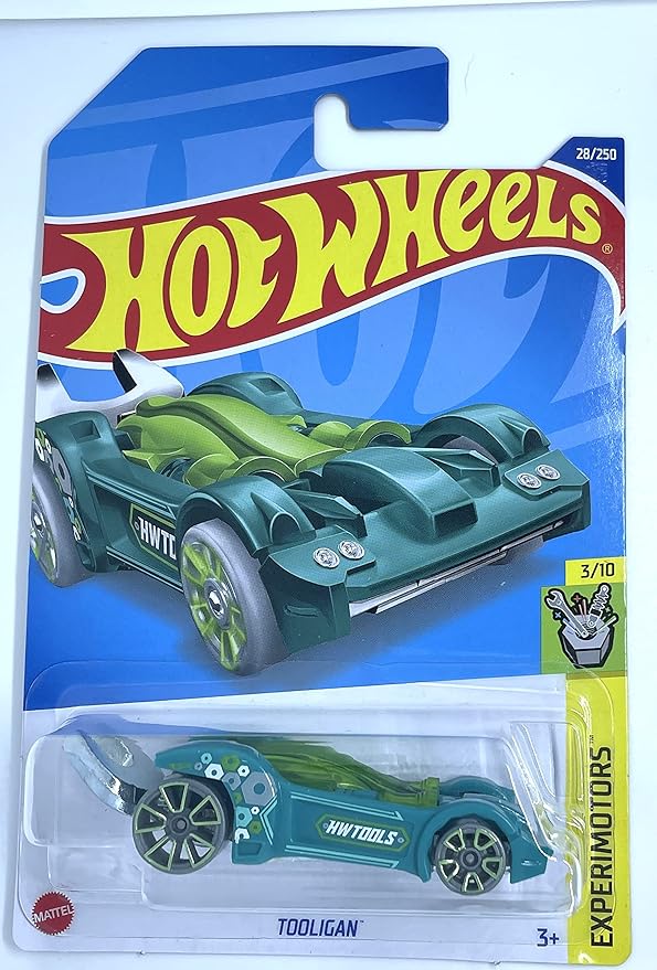 Hot Wheels Tooligan Green – Experimotors 3/10 1:64 Diecast Car