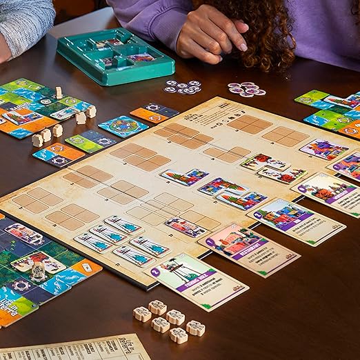 Life in Reterra Strategy Board Game – A Community (Re)Building Game for Ages 10+, 2–4 Players, 35-Minute Gameplay