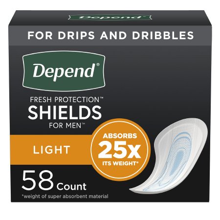 Bladder Control Pad Depend Fresh Protection for Men