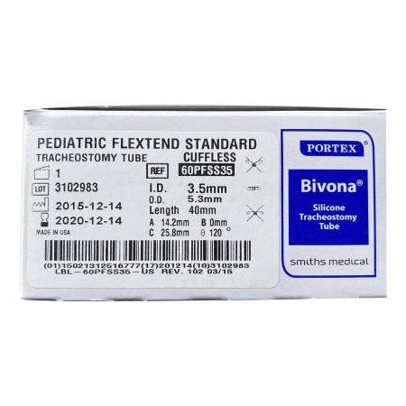 Uncuffed Tracheostomy Tube Bivona FlexTend Size