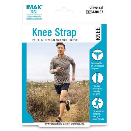 Knee Strap IMAK RSI One Size Fits Most Dual-Locking System Left or Right Knee