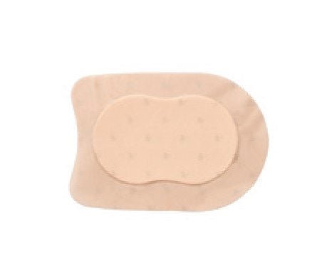 Aquacel Ag Silver Foam Dressing 5-1/2 x 8 Inch Heel Sterile