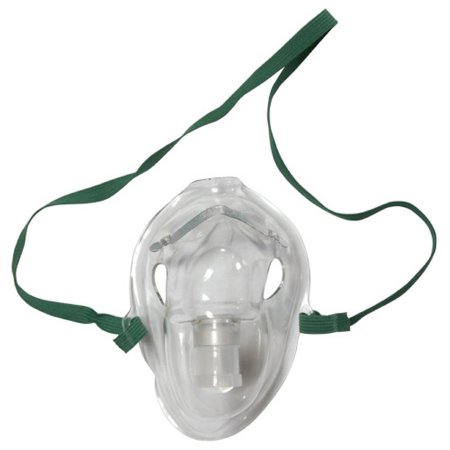 Aerosol Mask Elongated Style Pediatric Adjustable Head Strap / Nose Clip