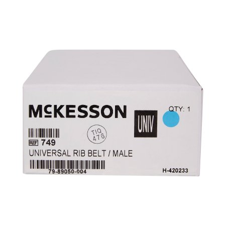 Rib Belt McKesson One Size Fits Most Hook and Loop Closure