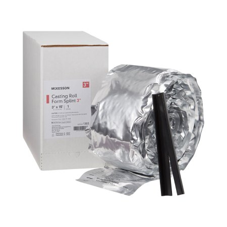 Padded Splint Roll McKesson Fiberglass White