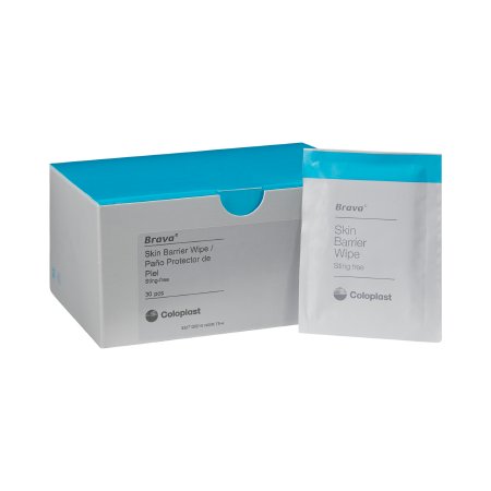 Skin Barrier Wipe Brava Sting Free 90 to 95% Strength Hexamethyldisiloxane Individual Packet NonSterile