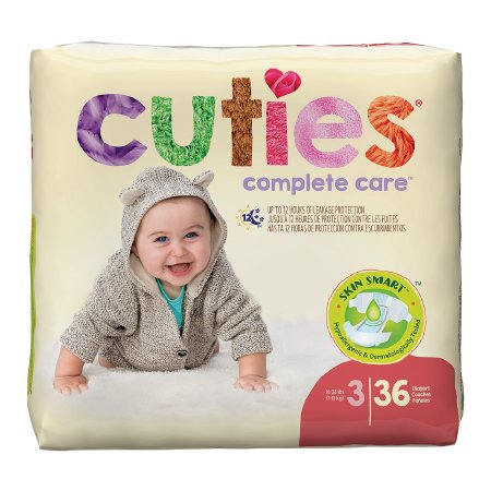 Cuties Complete Care Baby Diapers – Disposable, Heavy Absorbency