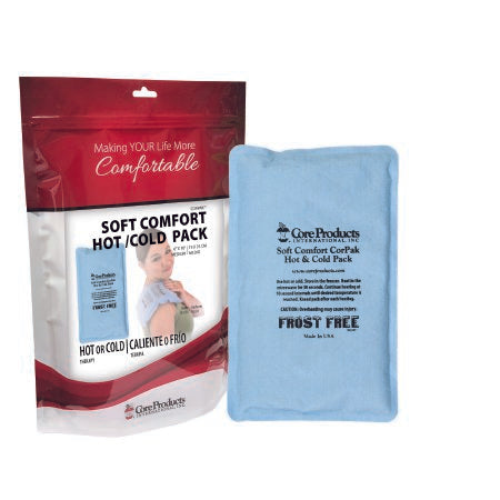 Hot / Cold Pack Soft Comfort CorPak General Purpose 6 X 10 Inch Polyethylene / Polyester / Propylene Glycol / Bentonite Clay / Water Reusable