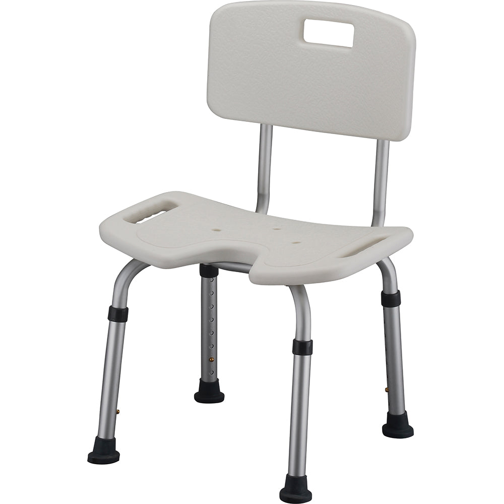 Bath Seat With Back- Hygenic U-shape Seat
