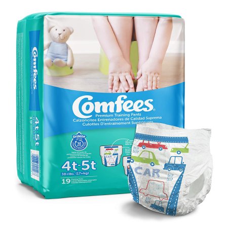 Comfees Toddler Training Pants, Pull On with Tear Away Seams, Disposable, Moderate Absorbency