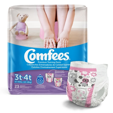 Comfees Toddler Training Pants, Pull On with Tear Away Seams, Disposable, Moderate Absorbency