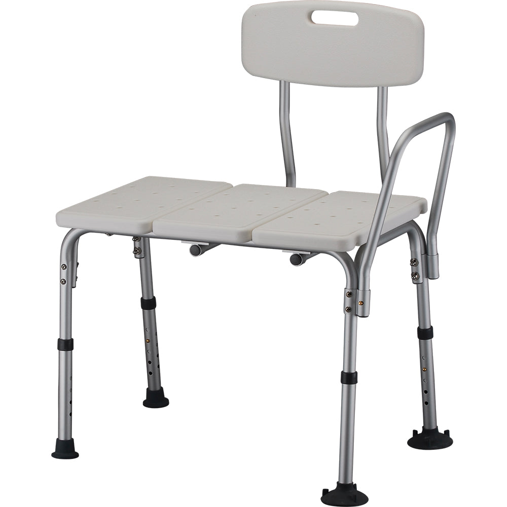 Transfer Bench With Soap Tray & Detachable Back