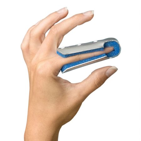 Finger Cot Splint Medium Blue