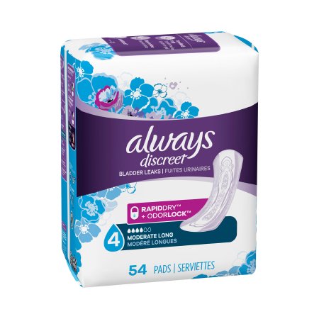 Bladder Control Pad Always Discreet 13-1/2 Inch Length