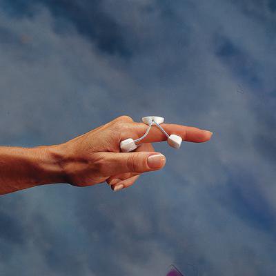 Extension Finger Splint Rolyan Adult Large Slide-On Left or Right Hand Black