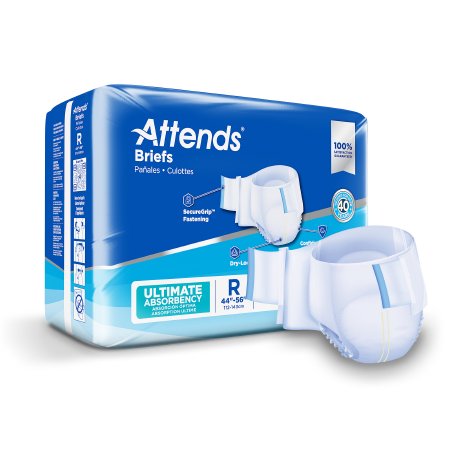 Unisex Incontinence Brief Attends Disposable Heavy Absorbency