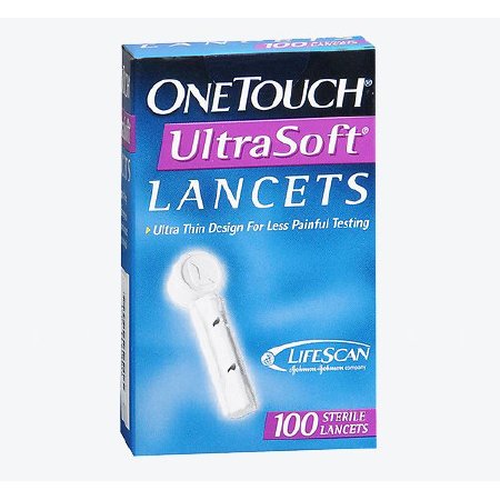 Lancet for Lancing Device OneTouch 30 Gauge Non-Safety Twist Off Cap Finger