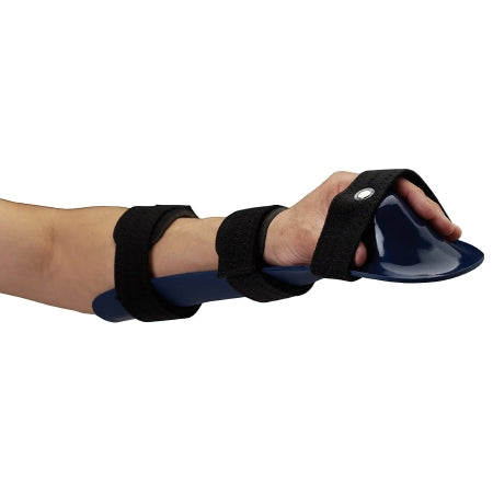 Neutral Position Hand Orthosis Rolyan Kydex Kydex Thermoplastic / Volara Left Hand Black