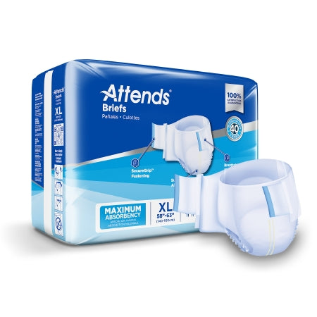 Unisex Incontinence Brief Attends Disposable Heavy Absorbency
