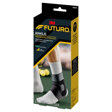 Ankle Stabilizer 3M Futuro Sport Deluxe One Size Fits Most D-Ring / Hook and Loop Strap Closure Foot