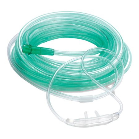 ETCO2 Nasal Sampling Cannula with O2 Delivery Ventlab Adult Curved Prong / NonFlared Tip
