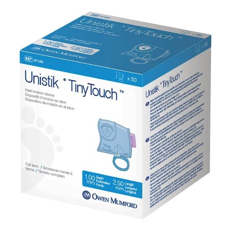 Unistik Tiny Touch Pediatric Lancets — Gentle, Precise Heel Incision Devices