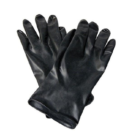 Chemical Protection Glove North Butyl Rubber Black 11 Inch Beaded Cuff NonSterile