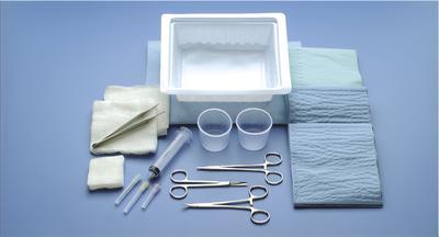 Busse ER Laceration Tray – Sterile Emergency Suturing Procedure Kit
