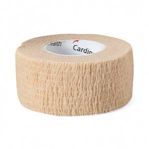 Cardinal Health Self-Adherent Cohesive Bandage 1 Inch x 5 Yard Tan Non-Sterile Wrap