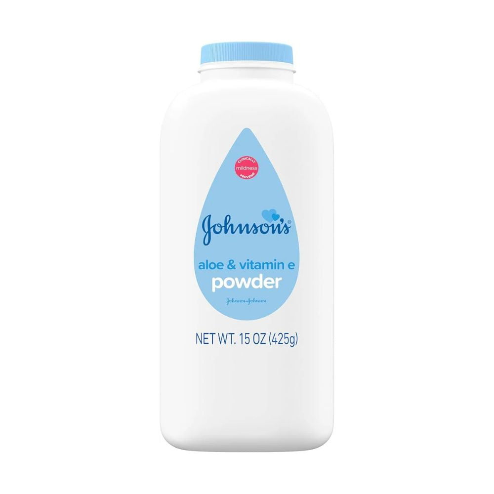 Baby Powder Johnson's Aloe and Vitamin E 15 oz. Scented Shaker Bottle