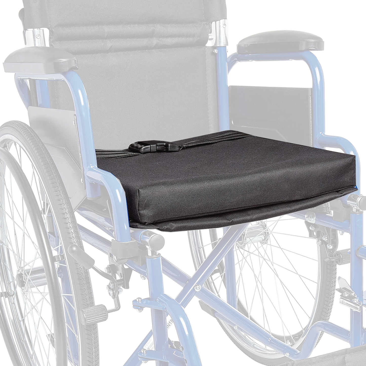 Seat Cushion, Black for Ziggo Wheelchair 12"