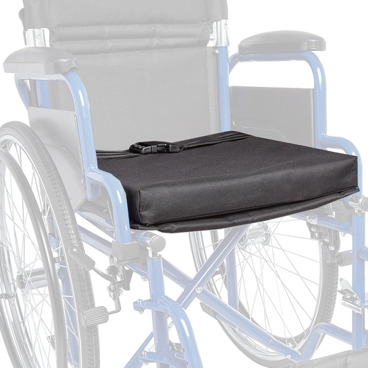 Seat Cushion, Black for Ziggo Pro Wheelchair 16"