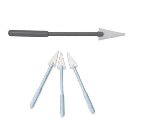 American White Cross Surgical Eye Spear Sterile 10 Count – Triangle Ophthalmic Spears