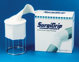 Surgigrip Elastic Tubular Support Bandage 6-3/4 Inch x 11 Yard Small Trunk White 8-12 mmHg