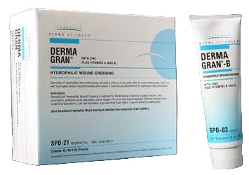 Dermagran B Zinc Impregnated Wound Dressing 4 x 8 Inch Sterile