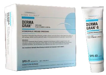 Dermagran B Hydrophilic Wound Dressing Sheet 2 x 2 Inch Sterile