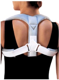 Clavicle Posture Support DonJoy One Size Fits Most Cotton / Foam Buckle Closure