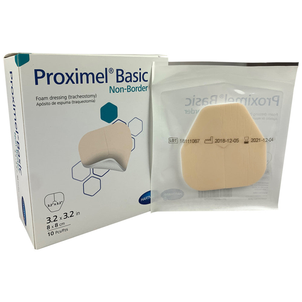 Proximel Basic Non-Adhesive Foam Dressing 3 x 3 Inch Sterile Square Dressing