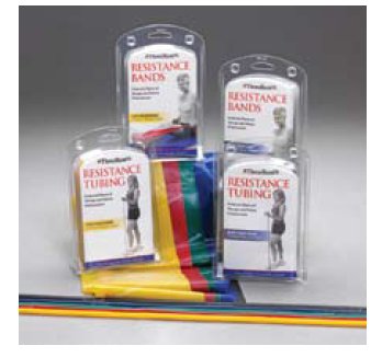 Exercise Resistance Tubing Set TheraBand Blue / Black 50 Foot Length Heavy Resistance to X-Heavy Resistance