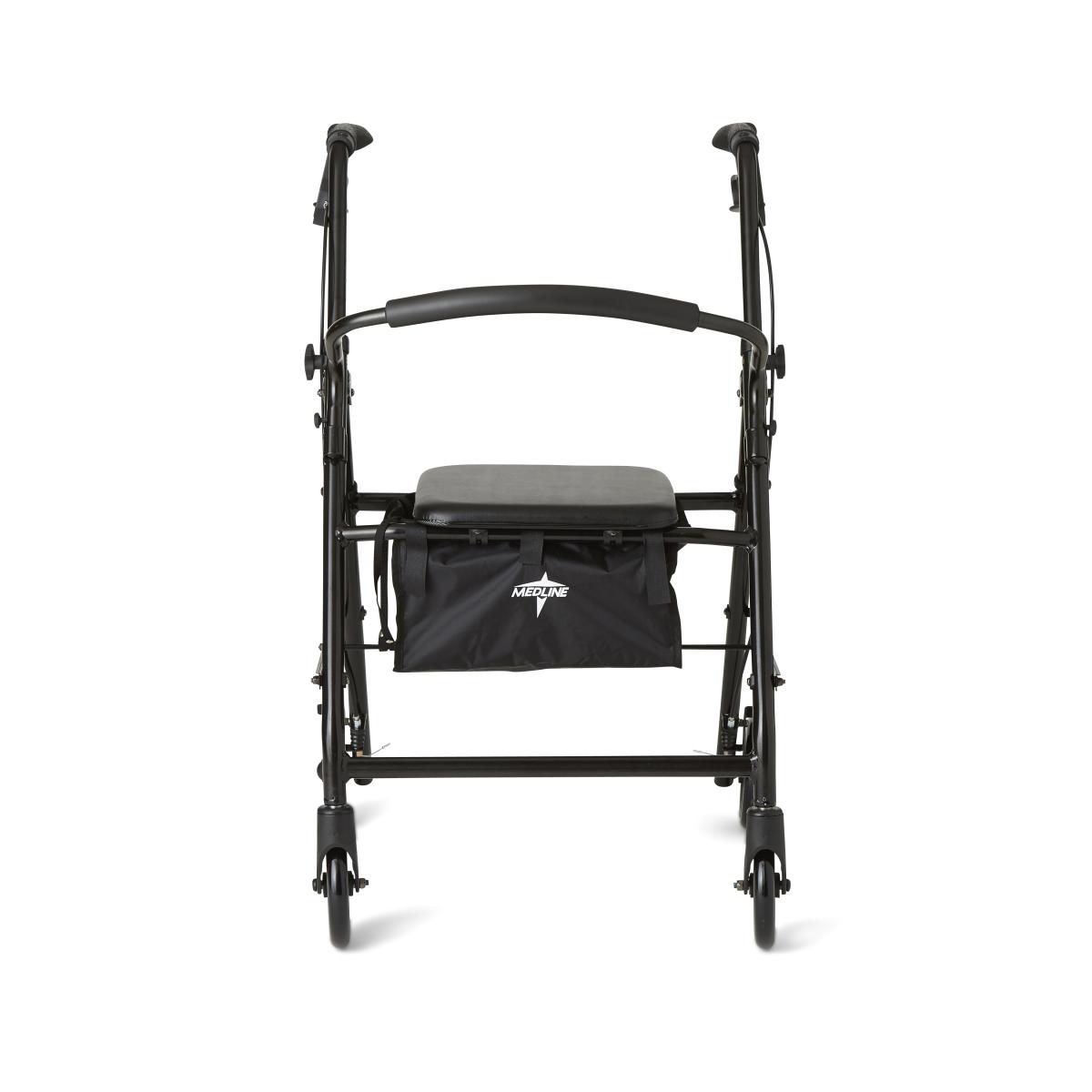 Medline Basic Steel Rollators - Classic Design, Affordable Mobility