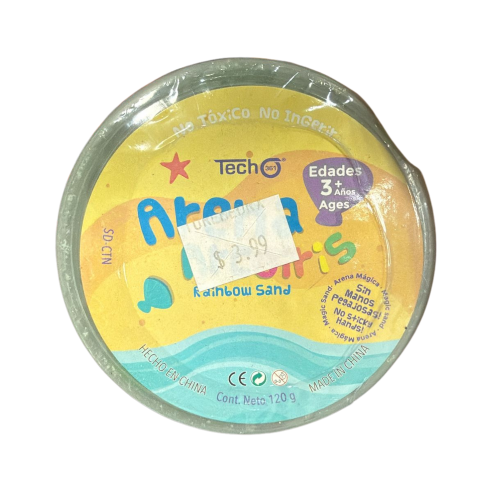 Tech 361 Arena Magica Rainbow Sand – Non-Toxic, No Sticky Hands, 120g